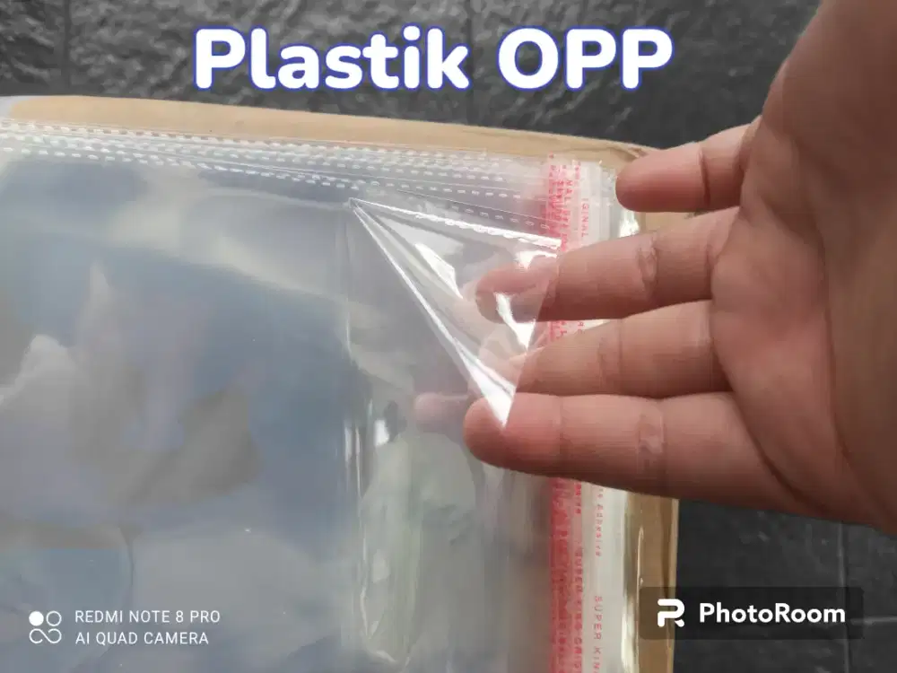 Suplier PLASTIK OPP TERMURAH Double Press, Seal Tebal Premium Bandung