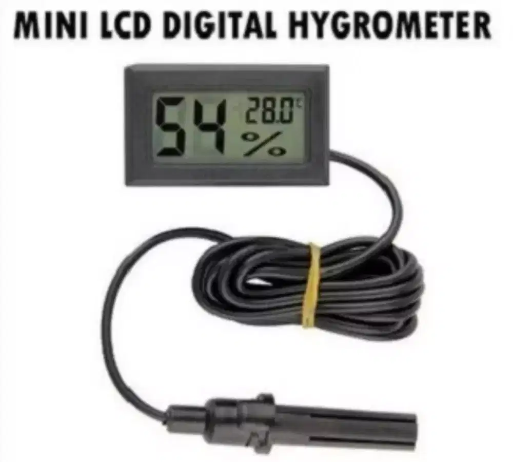 Mini digital hygrometer + probe