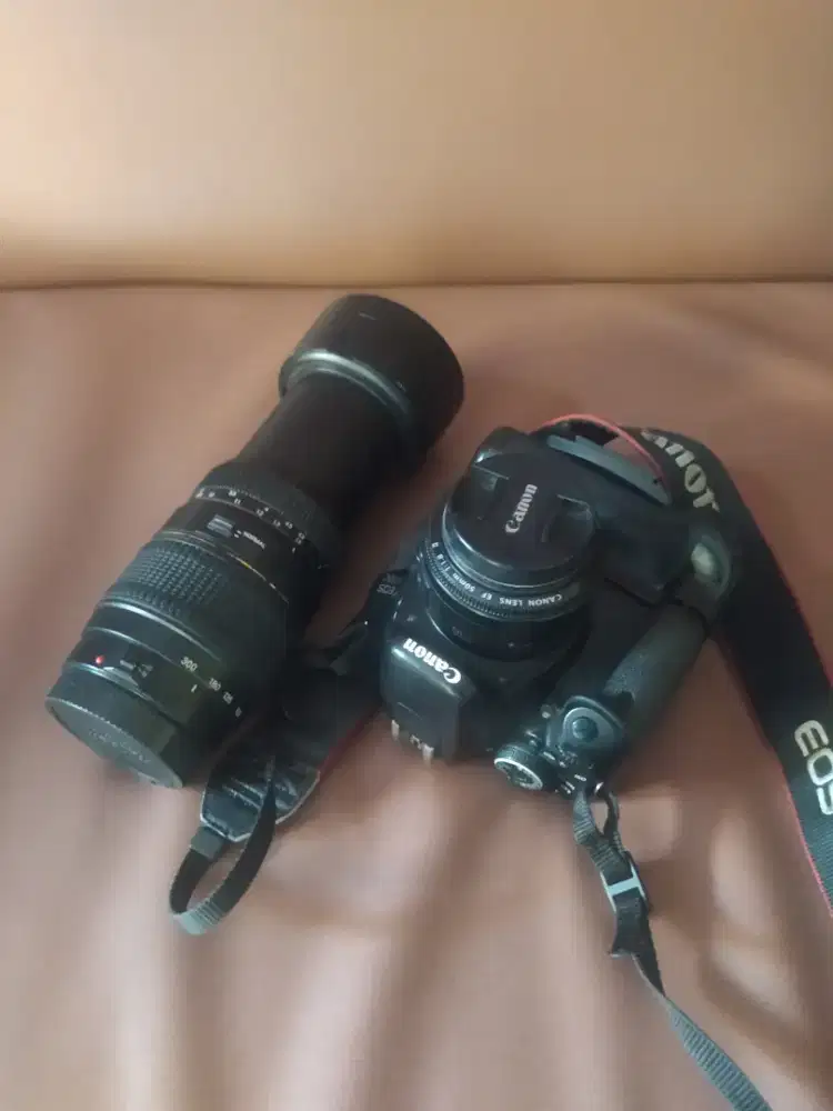 Kamera Canon 600d+Lensa Tele Macro Tamron