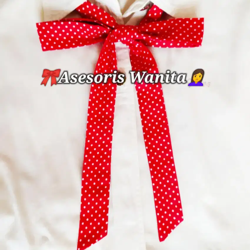 Asesoris Wanita 3 in 1 Motif Polkadot