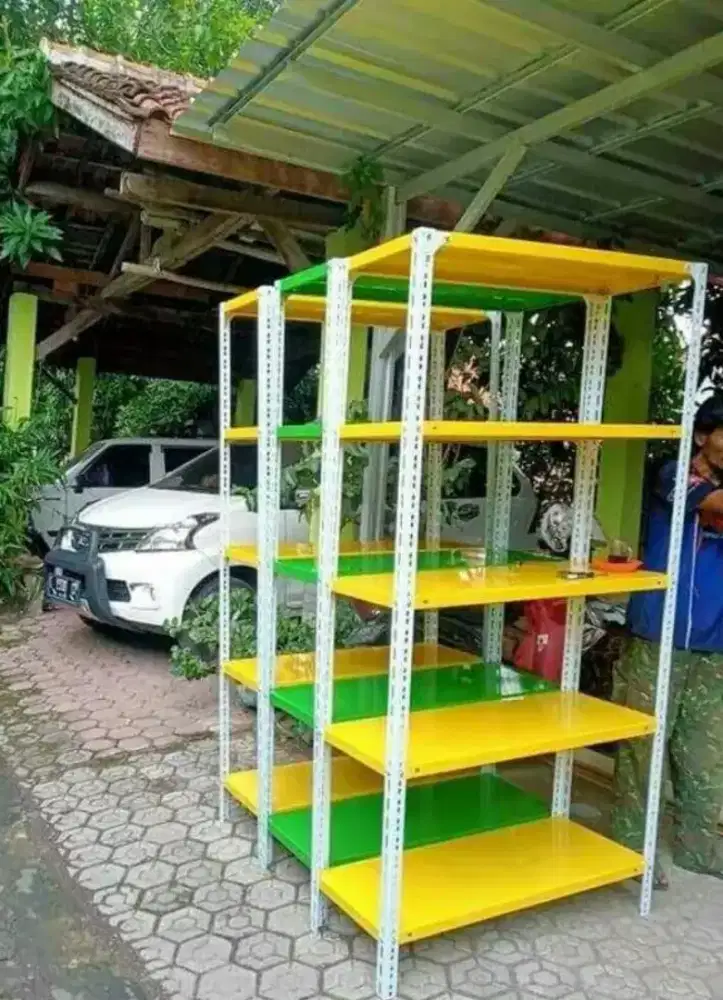 rak besi 5 susun stok ready