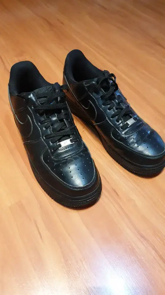Sepatu Nike Air Force Low Black size 45 / 11