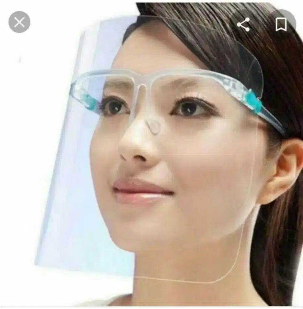 Face shield murah Rp 6000