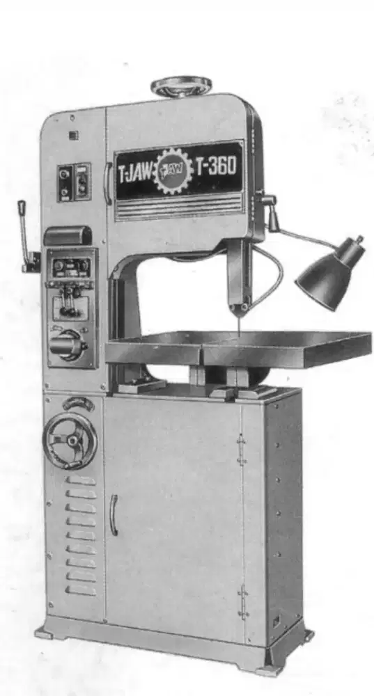 mesin bandsaw potong besi lengkung dalam 360mm, tinggi 200mm
