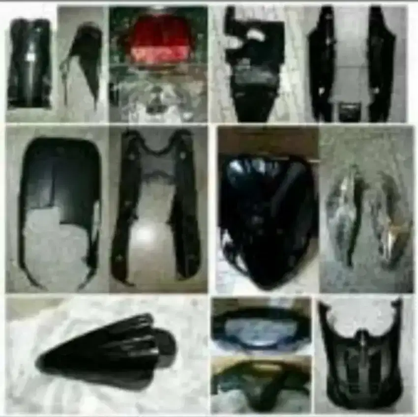 Cover Body Motor FullSet Full Yamaha Mio Sporty Generasi Pertama Hitam