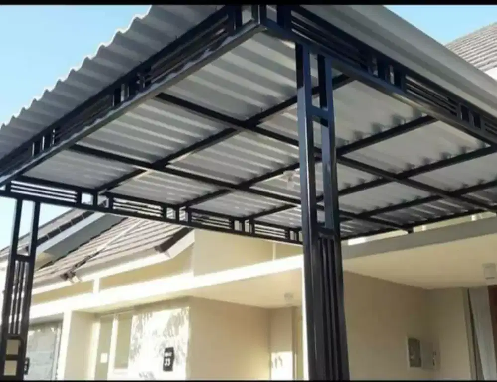 Kanopi GALVALUM sepandek minimalis