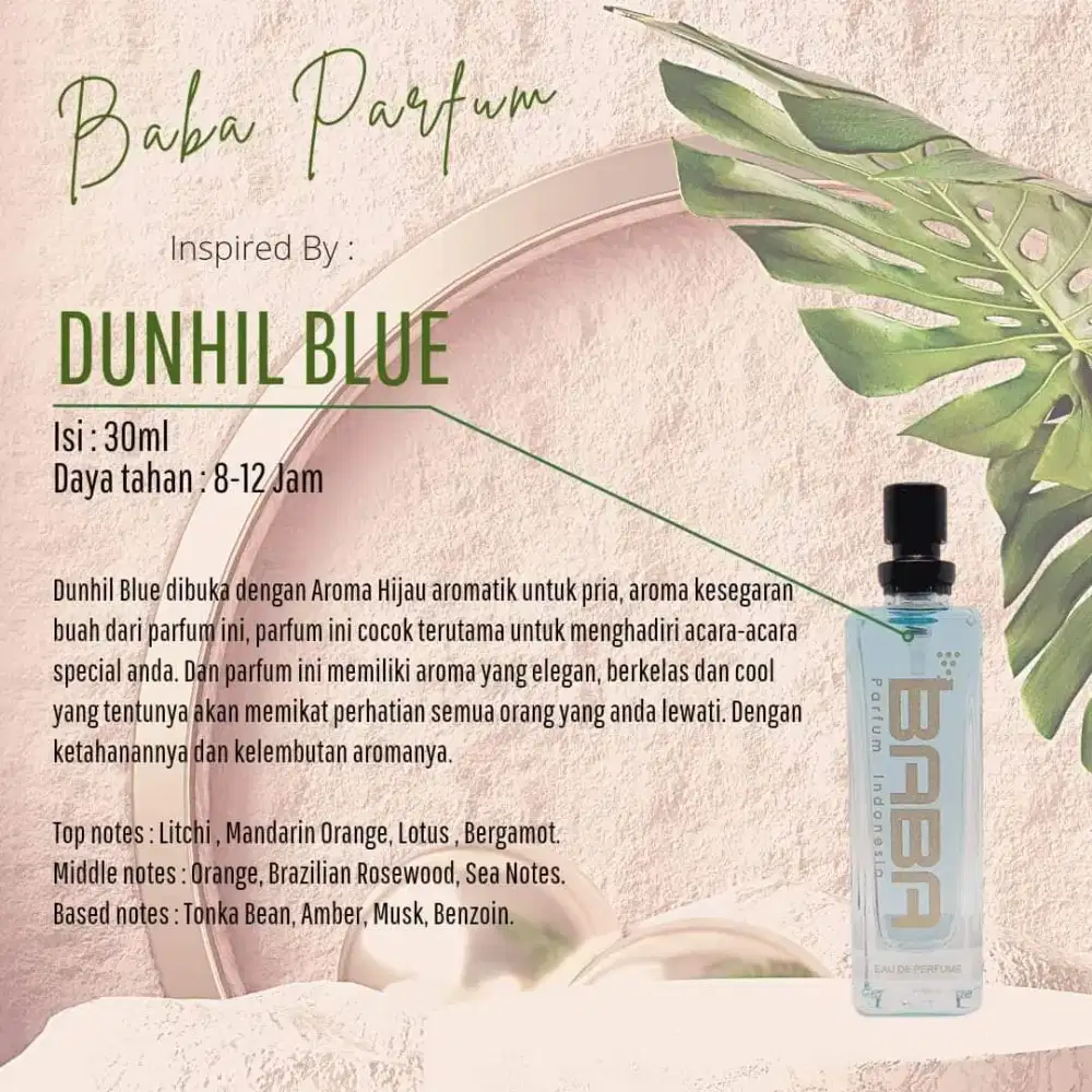 Silahkan di order parfum babanya