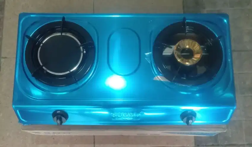 KOMPOR SUGGO 2TUNGKU STAINLESS (ada Burner Bara)