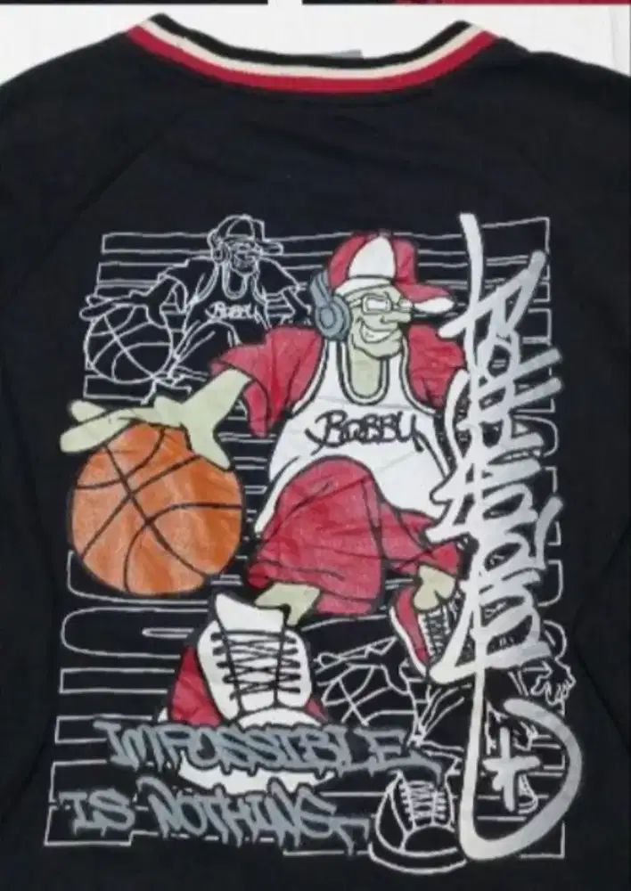 [BOBBY GANG]CREWNECK RARE VINTAGE Y2K HIP HOP BACKPRINT 100% ORIGINAL.