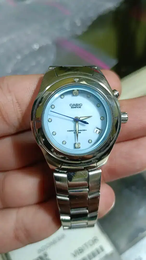 Jam tangan wanita casio seri langka rantai mulus