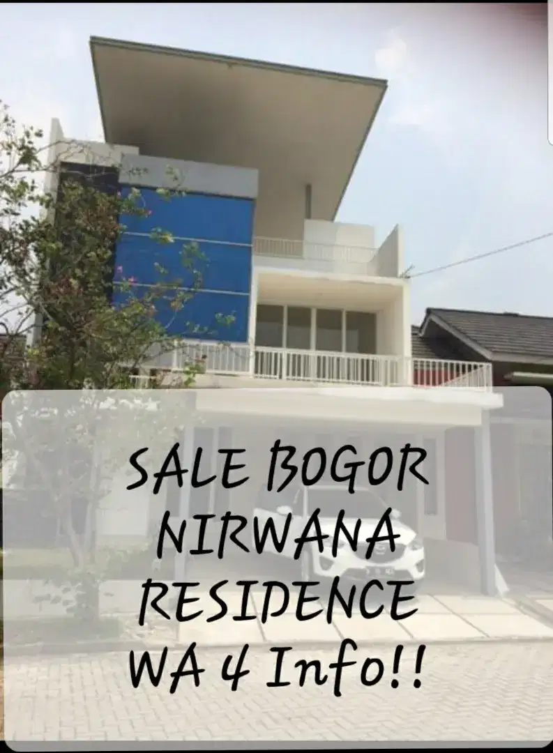 Jual Rumah Seadanya Bogor Nirwana Residence
Cluster Harmony 5-1 No.26