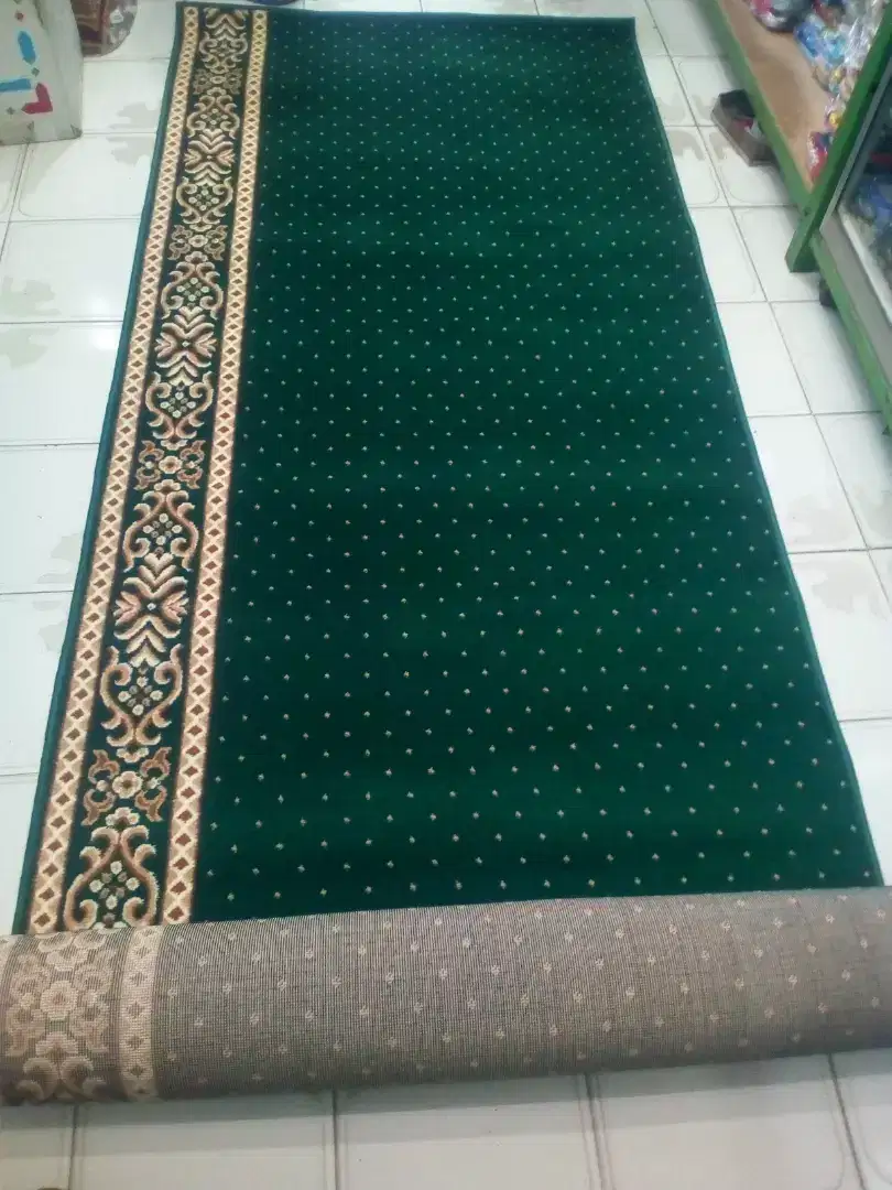 Karpet Sajadah Masjid Almira Kingdom Rajakand Mecca Medeena dan Import