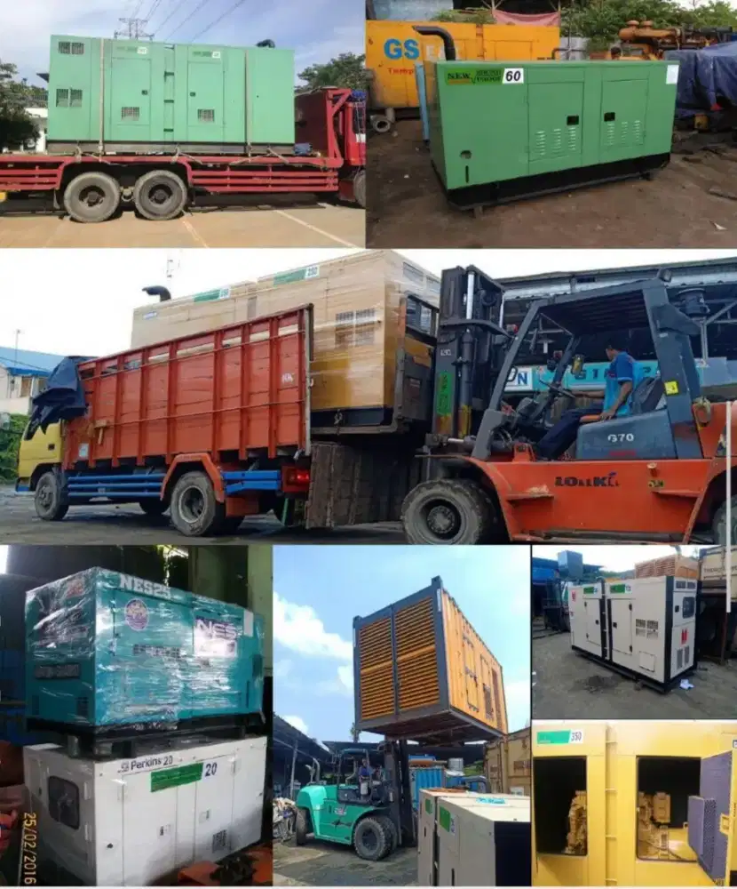 Genset dijual banyak pilihan siap pakai