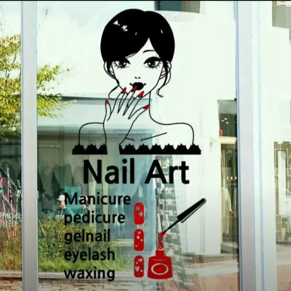 Membantuperjelas usaha anda dgstiker cutting print Sanblas&kaca film