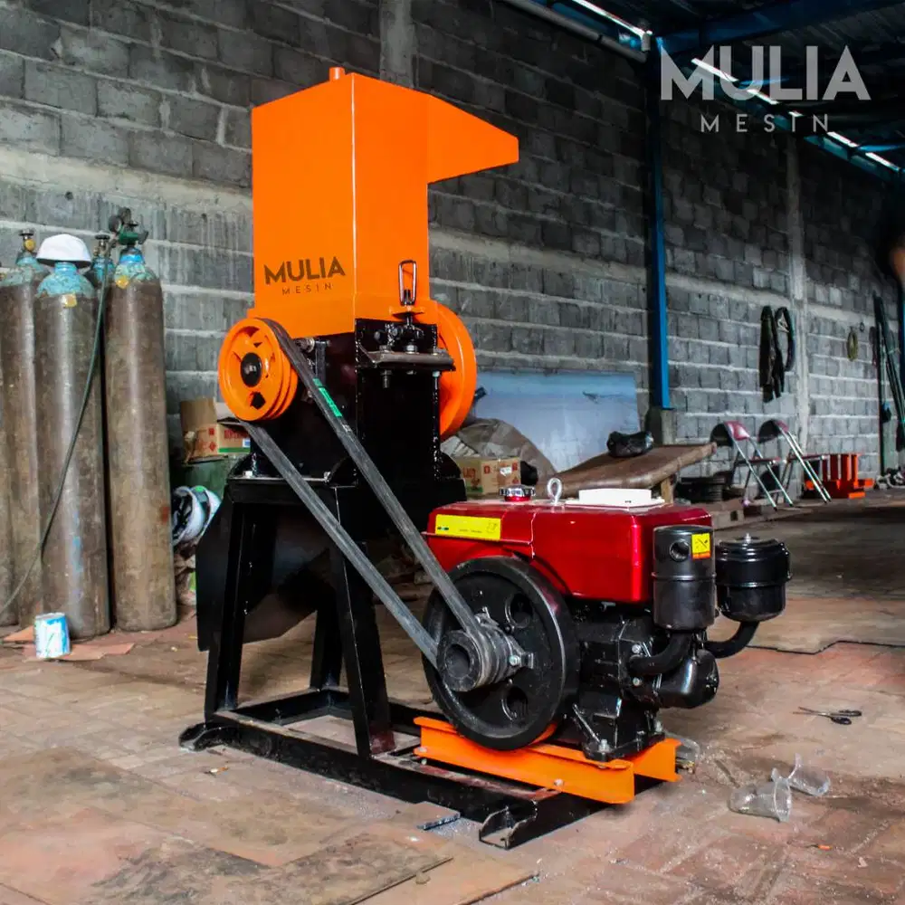 mesin pencacah plastik PP 10 inci