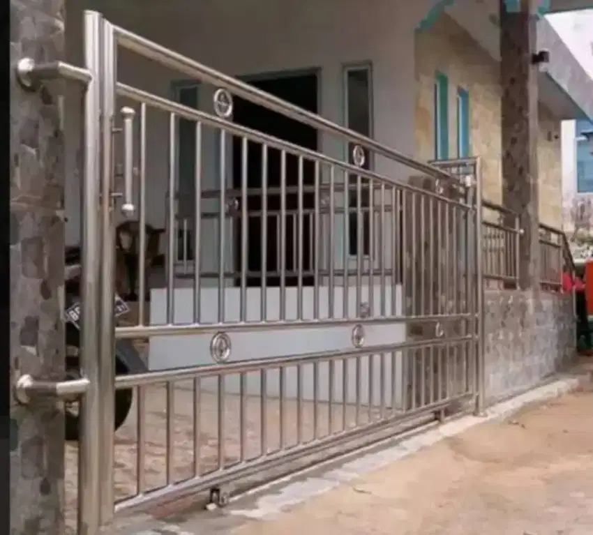 Stainless balkon,railing tangga,pagar,dll..