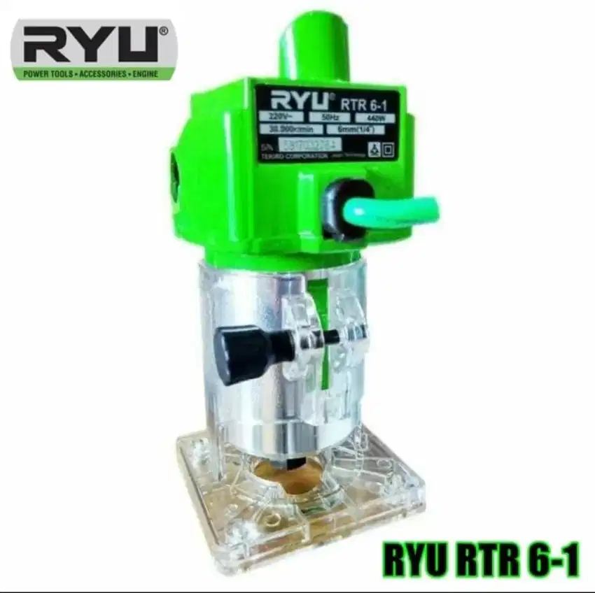 Mesin router ruter trimmer Ryu rtr 6-1 ..Baru