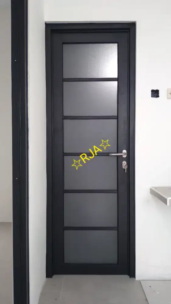 Kusen Pintu kamar mandi Aluminium + kisi2