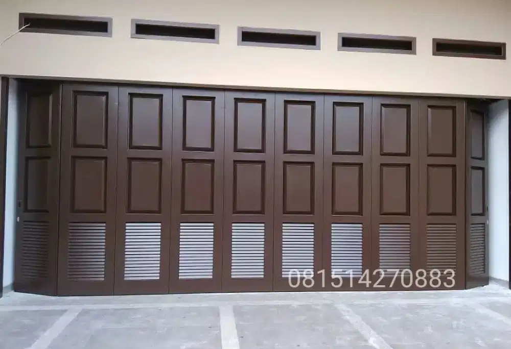 Pintu garasi besi sliding handerson KENS