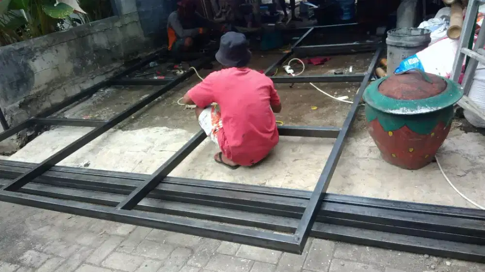 Kanopi,pagar,relling tangga