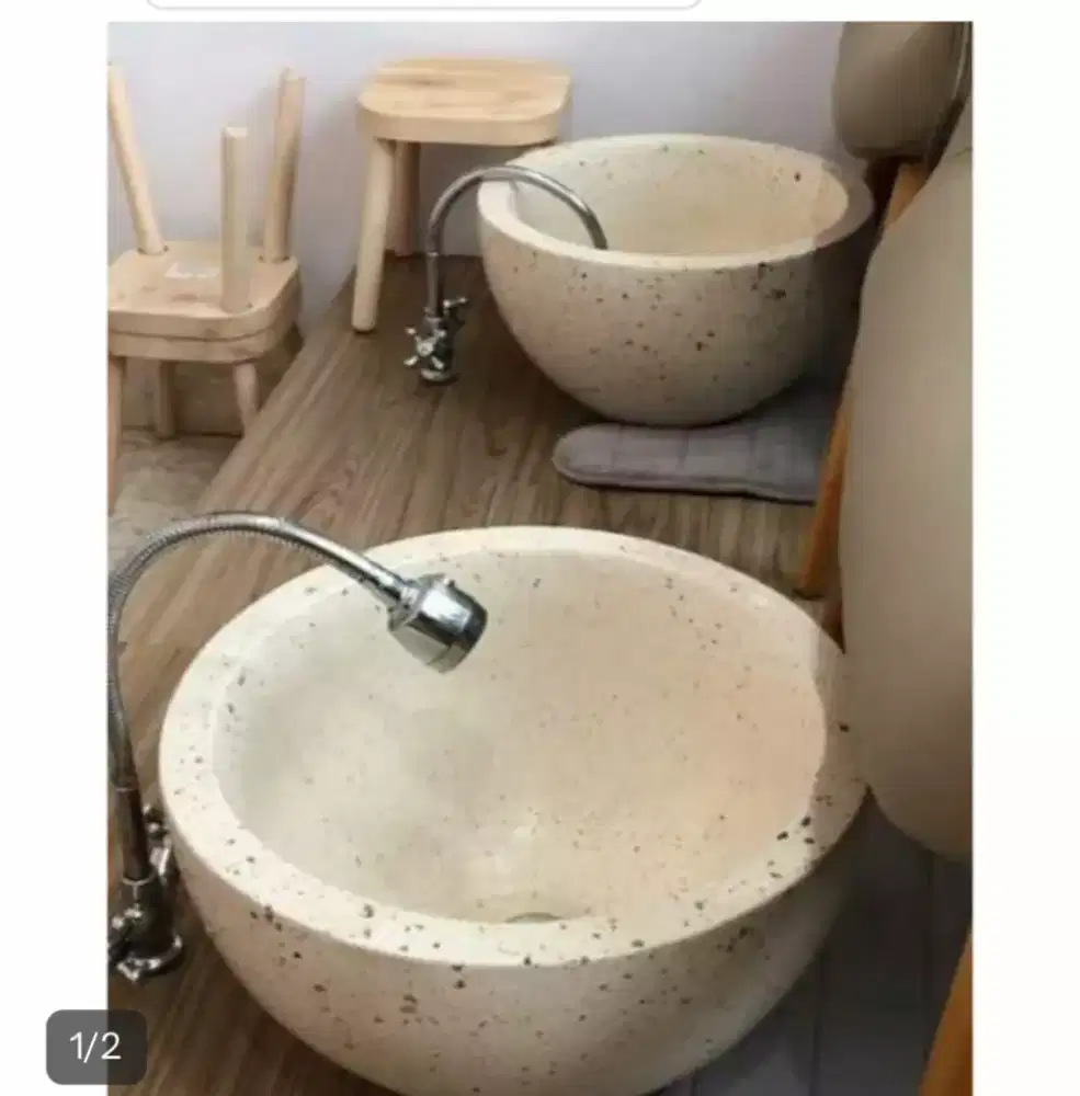 Washtafel spa terazzo