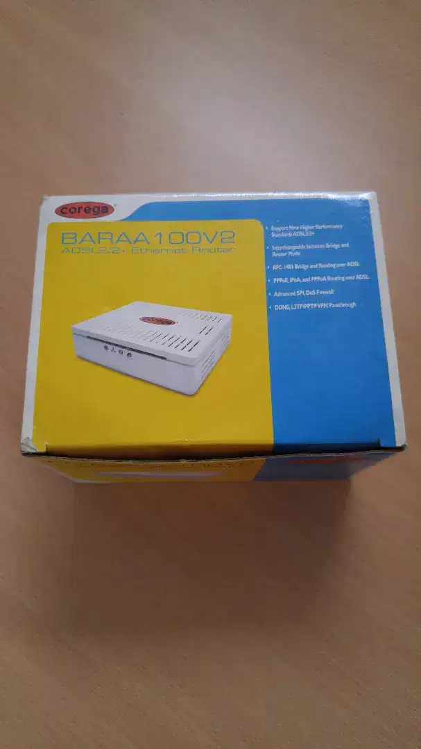 Modem Corega Baraa 100V2 ADSL2/2+ Ethernet Router