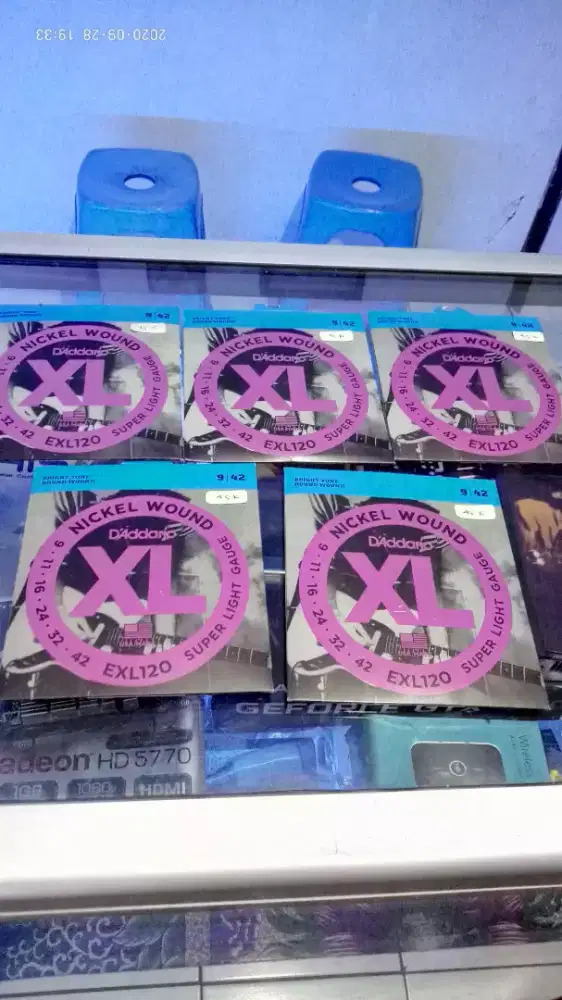 Senar gitar D'addario import