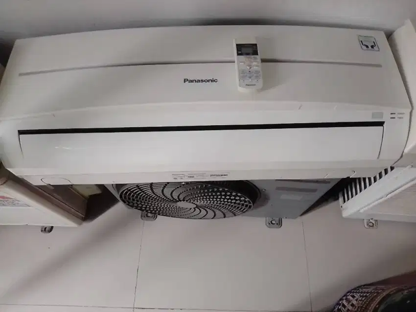 AC PANASONIC 1SET LENGKAP 1/2-1PK TYPE R32 TERIMA DINGIN murah meriah