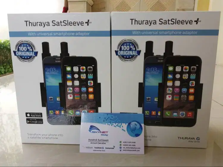 Telepon Satelit Thuraya SatSleeve Plus Jaringan Luas