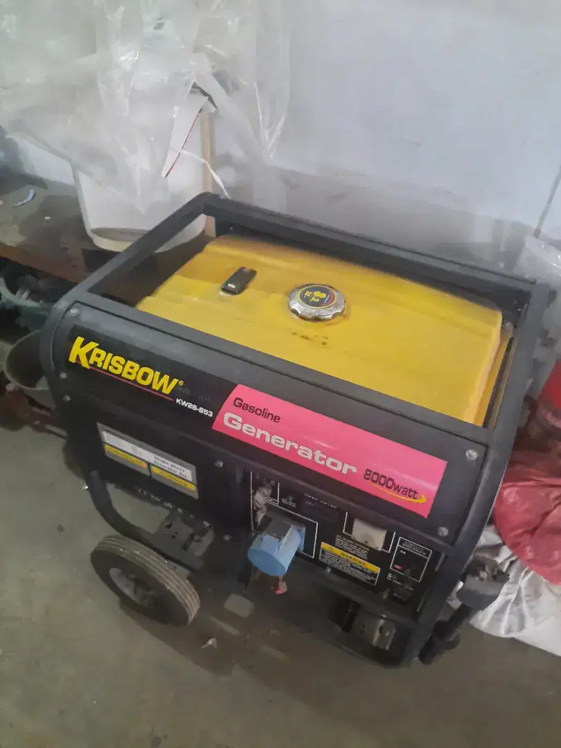 Krisbow gasoline generator 8000 watr