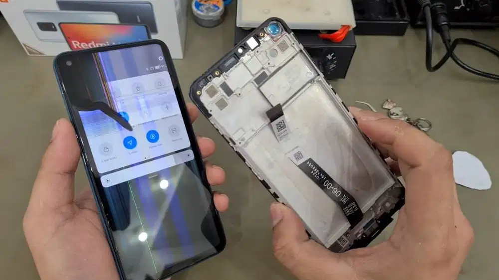 ganti lcd hp oppo panggilan