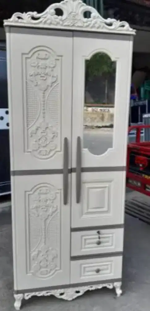 Lemari Pakaian Plastik 2 Pintu / Lemari Baju Plastik 2 Pintu 11