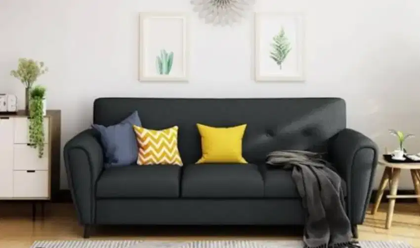 Sofa dudukan tiga model minimalis modern