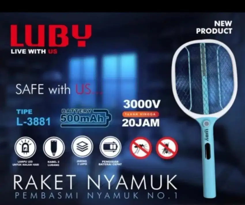 Raket Nyamuk Elektrik