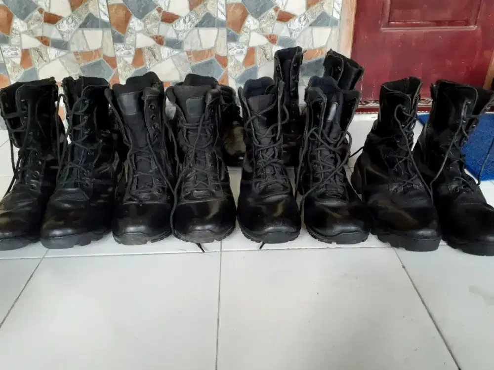 Sepatu PDL resleting ori TNI second