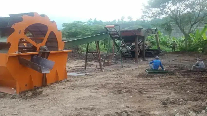 Mesin cuci pasir kincir (Sand Washer)