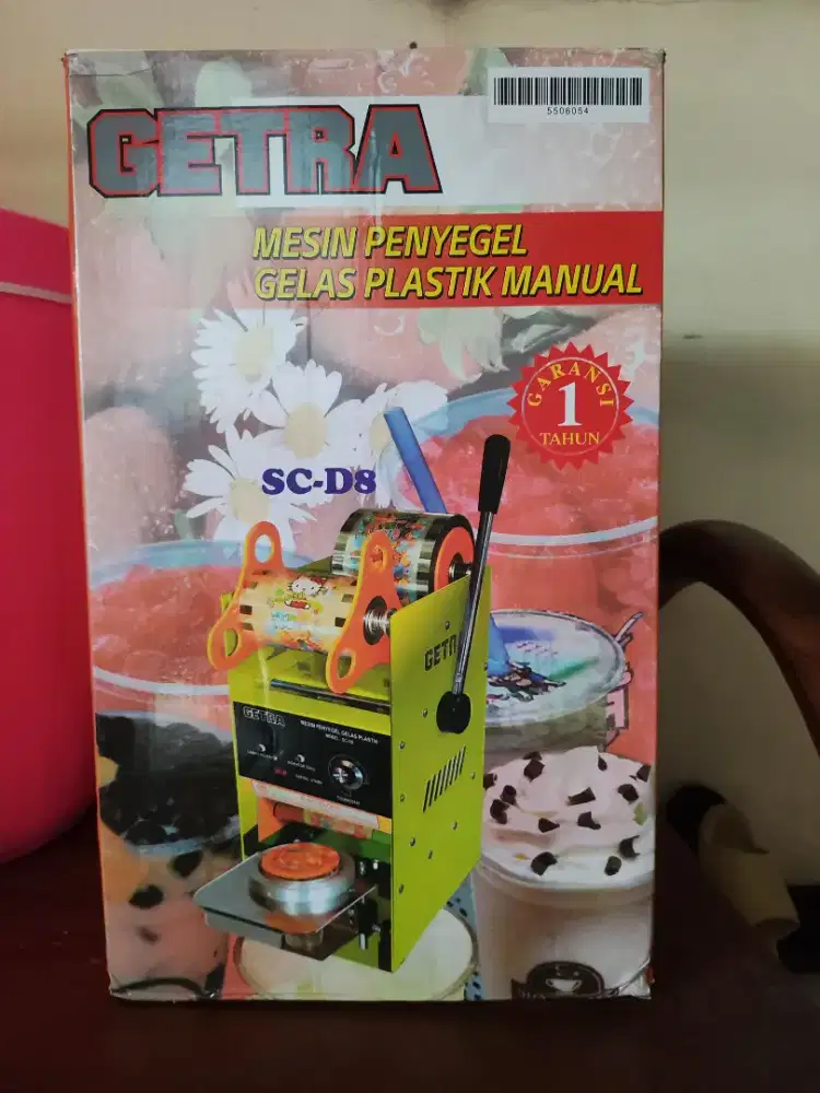 Mesin penyegel gelas plastik GETRA