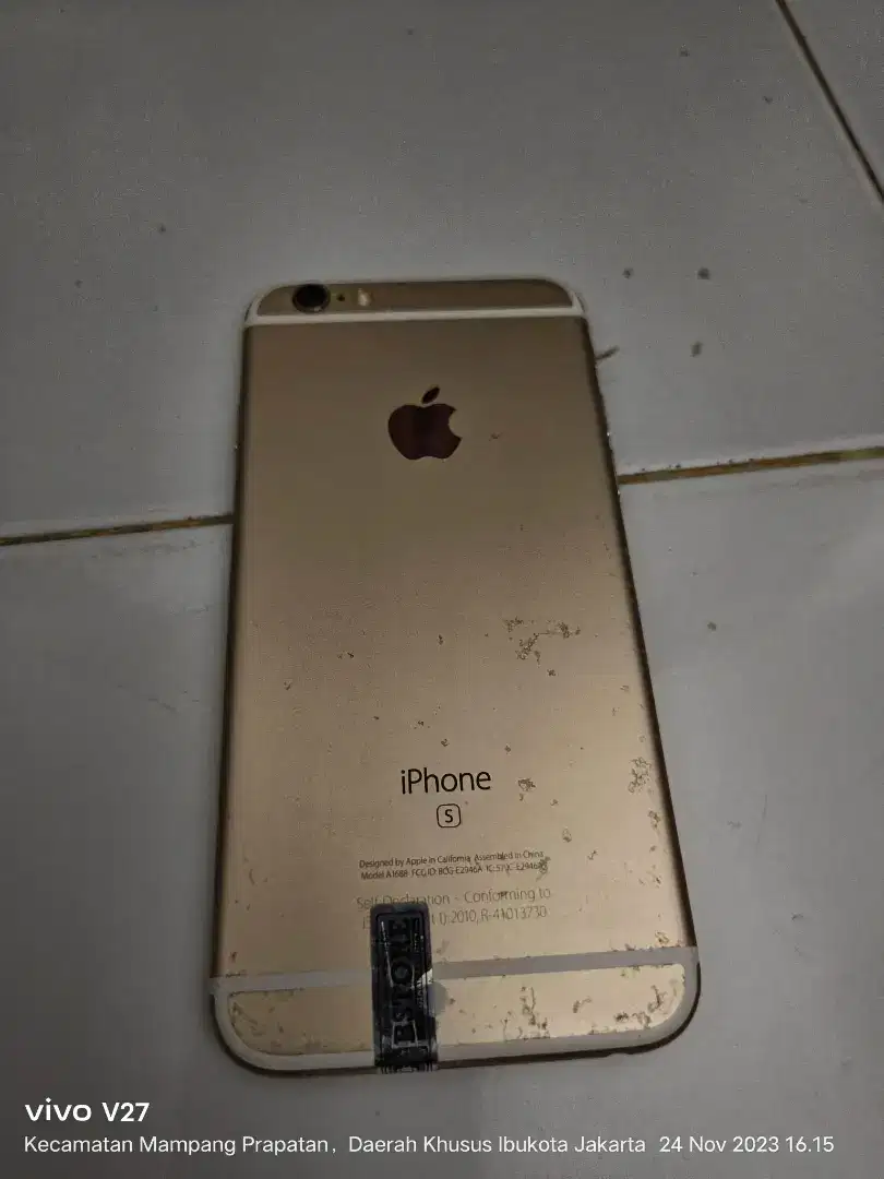 Iphone 6S 16 G warna Gold