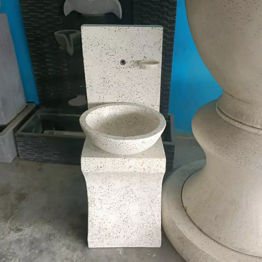 Washtafel batu terazzo