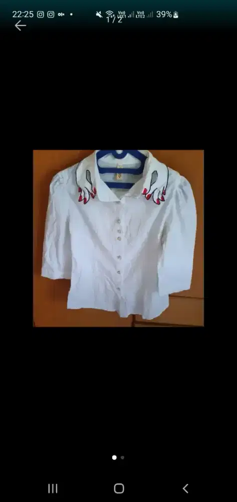 Dijual kemeja size M .bagus