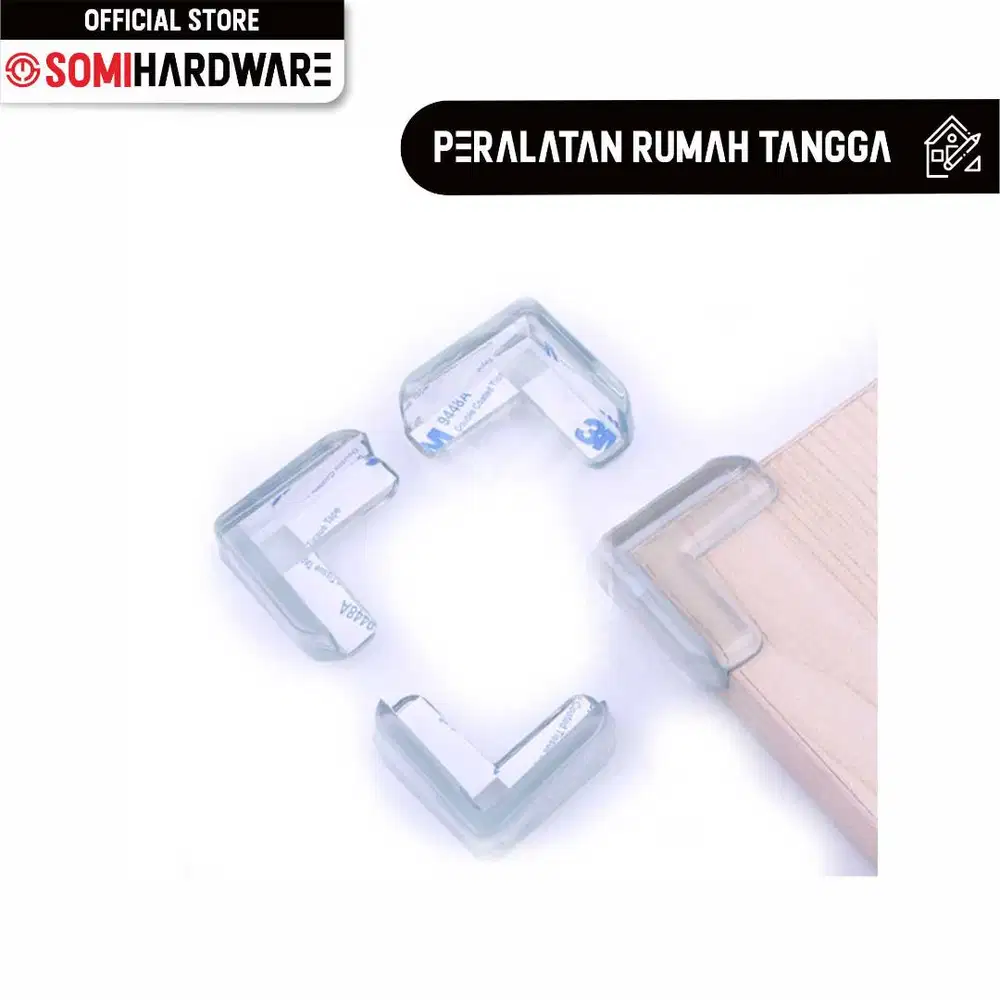 Pengaman Pelindung Sudut Meja Transparan