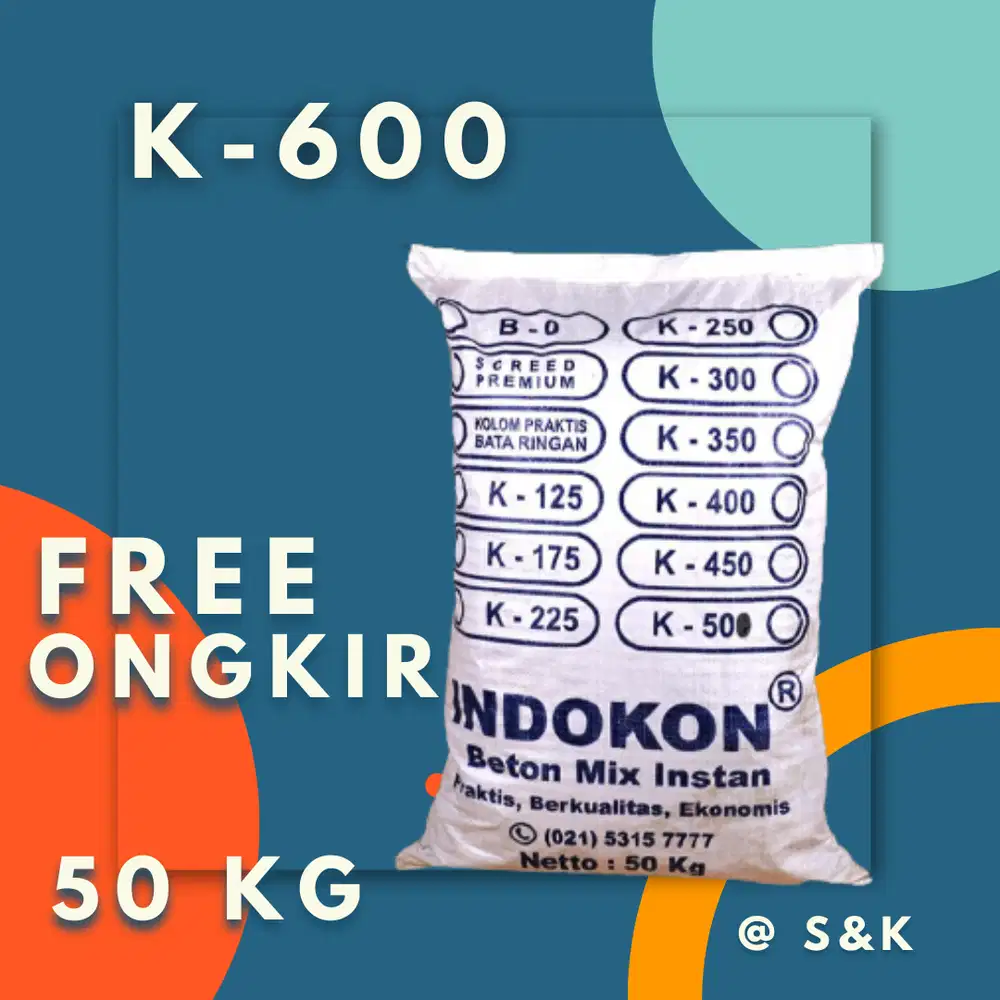 BETON INSTAN INDOKON - K 600 EX INDOKON