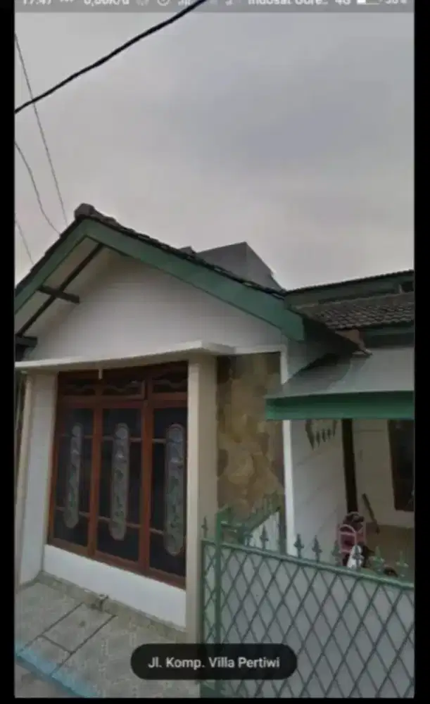 Dijual rumah di villa pertiwi depan jl. Raya jakarta bogor kota depok