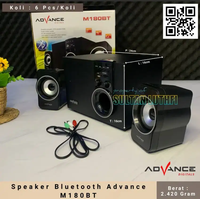 Speaker Bluetooth Advance M180BT