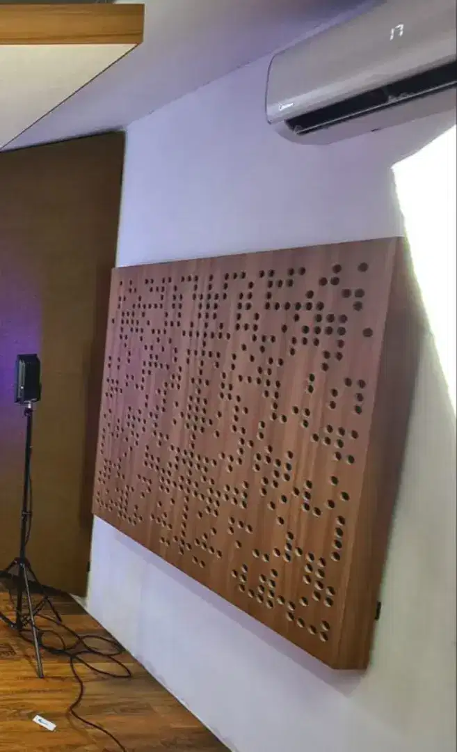 Panel akustik BAD Diffsorber Peredam suara ruangan studio
