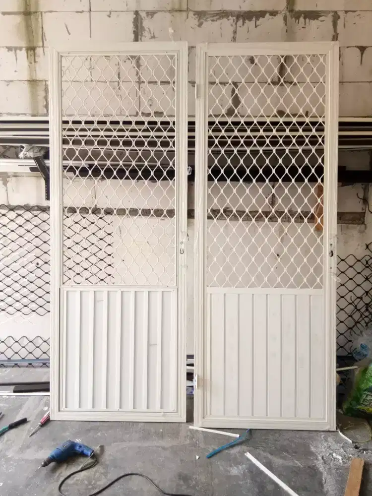 Pintu Kasa Nyamuk Aluminium pintu sliding pintu kaca jendela Alumunium