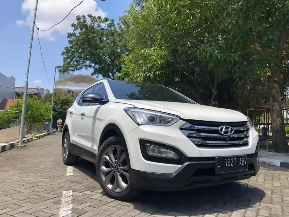 Hyundai Santafe / Santa fe diesel 2015 VGT putih !!! #PRINCEMOBIL ...