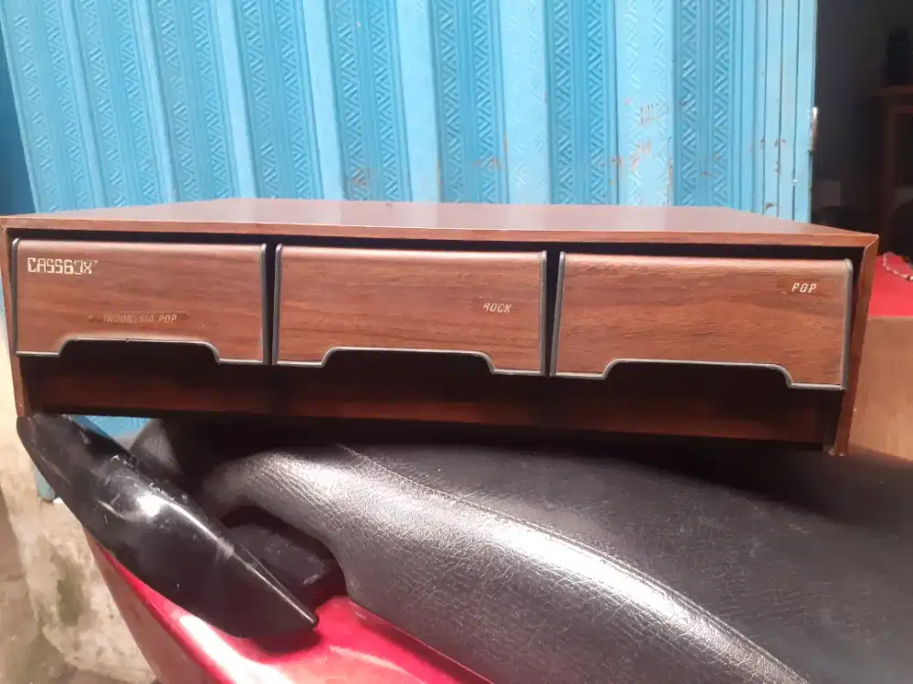 RAK KASET KAYU JADUL