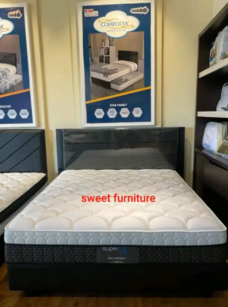 Springbed Comforta superfit Neo Pocket 5 kaki