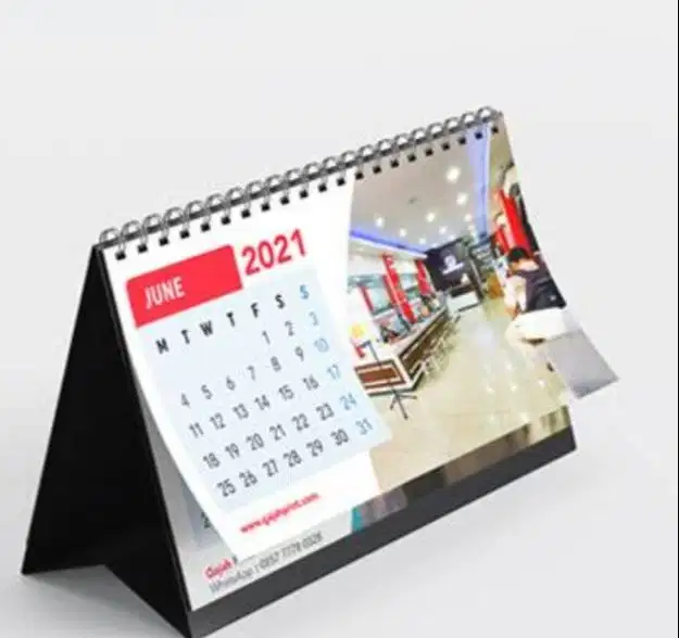 Kalender dinding, kalender duduk custom, kalender kantor